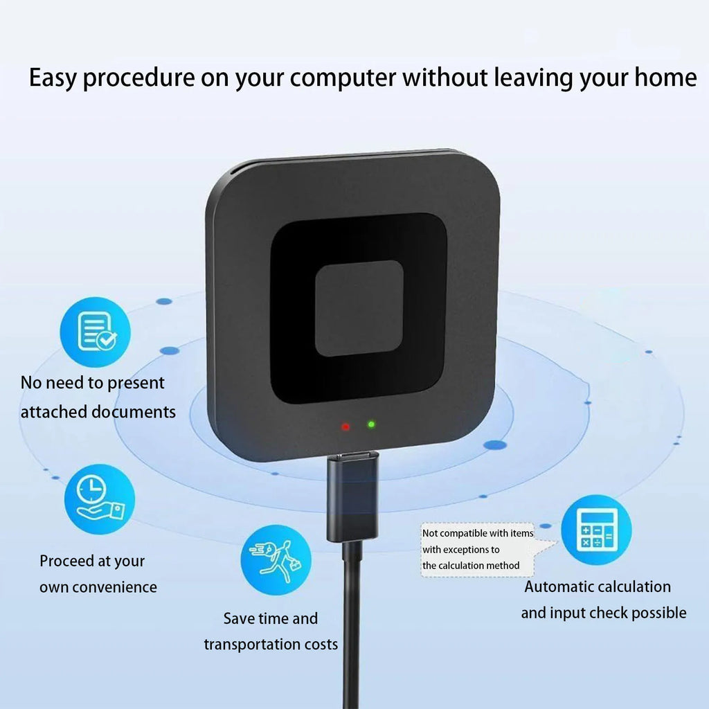 X05 Square Smart Card Reader USB 2.0 ATMC AC DNI IC Bank Card Tax Reporting - E-commerce SEO Optimized Title