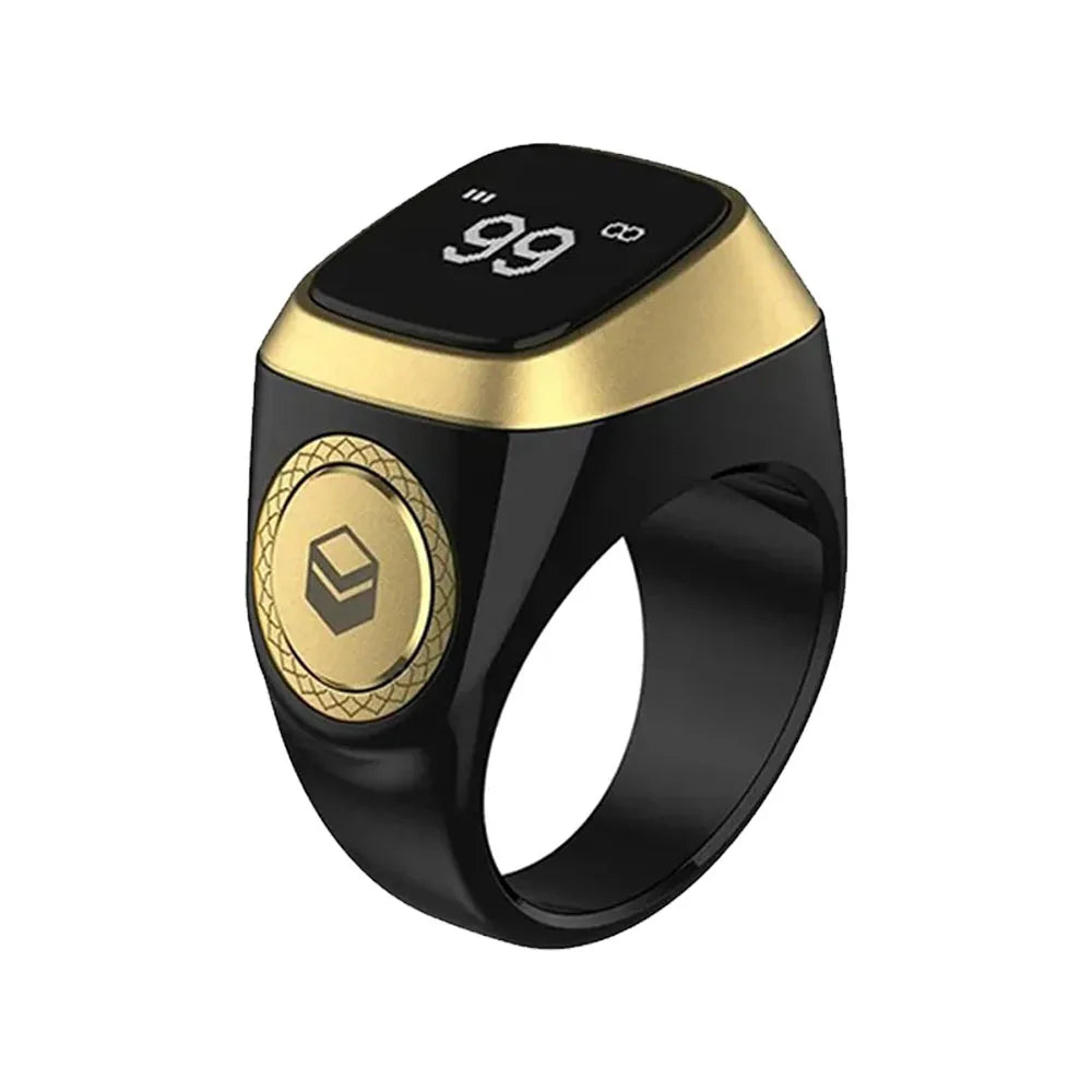 Tally Counter for Muslims Ring Digital Prayer Time Vibration Reminder Waterproof