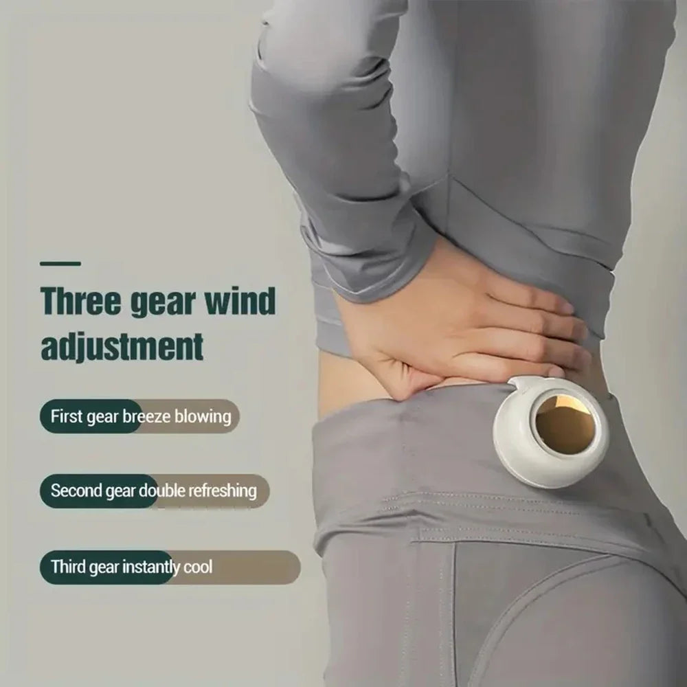 Whirlwind Leafless Fan with Portable Button Design USB Charging Silent Portable Mini Fan