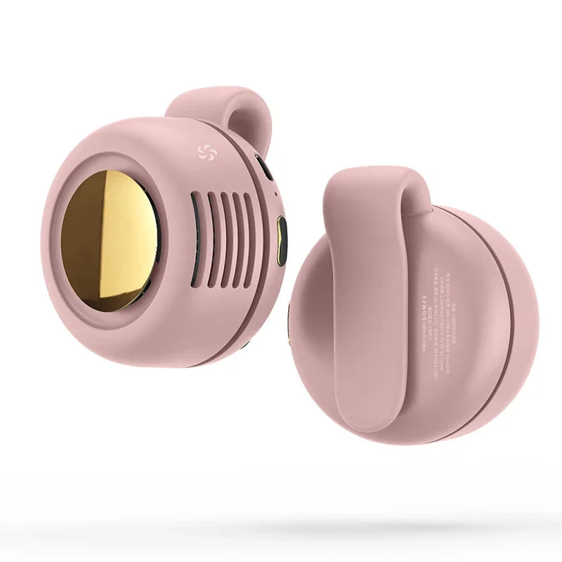 Whirlwind Leafless Fan with Portable Button Design USB Charging Silent Portable Mini Fan