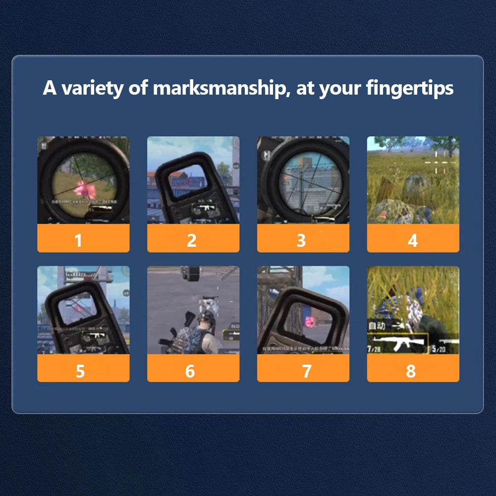 Mobile Phone Game Trigger Gamepad Joystick 6-Finger Aim Shooting L1 R1 Key Button Game Fingertips PUBG Game Controller