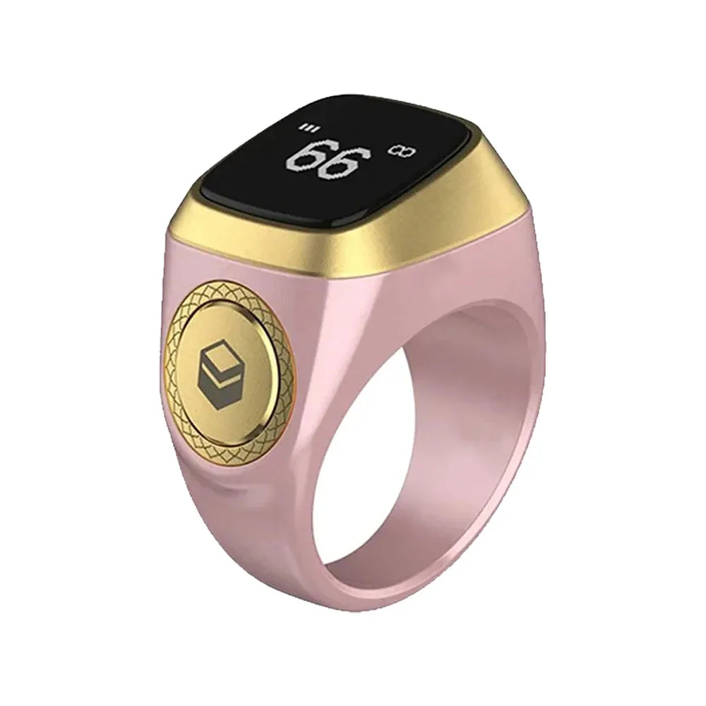Tally Counter for Muslims Ring Digital Prayer Time Vibration Reminder Waterproof