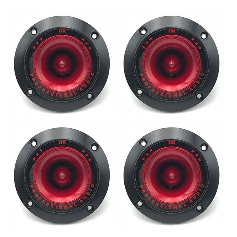 Loudspeaker,4Pcs, 3 Inch Piezoelectric Tweeter,  Audio Speaker , Treble Ceramic Piezo Loudspeaker,  DIY, Hi-Fi System Car Audio