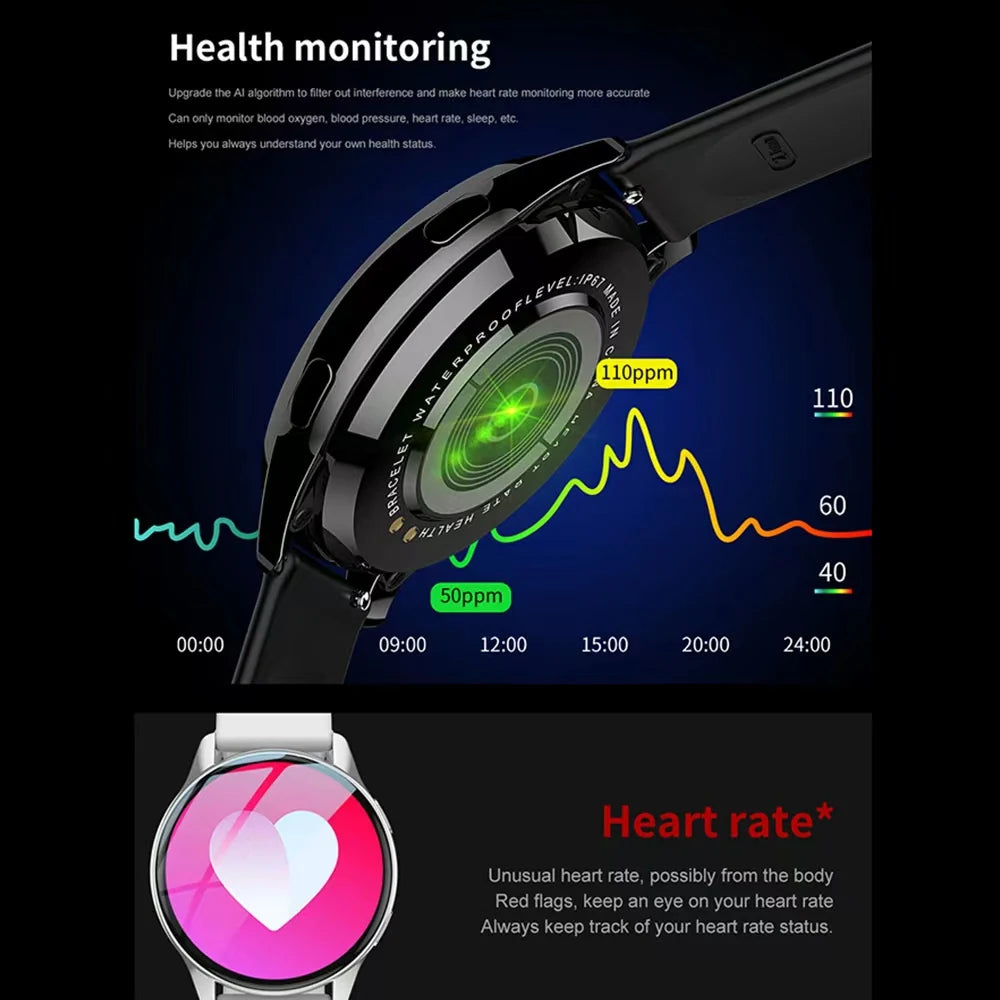 Smart Watch, Pro New  Delicacy, Bluetooth Call, Health Tracking, Bluetooth Call, Alarm Clock,  MenWomen Gift, Sports