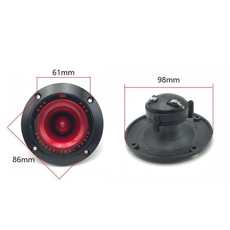 Loudspeaker,4Pcs, 3 Inch Piezoelectric Tweeter,  Audio Speaker , Treble Ceramic Piezo Loudspeaker,  DIY, Hi-Fi System Car Audio