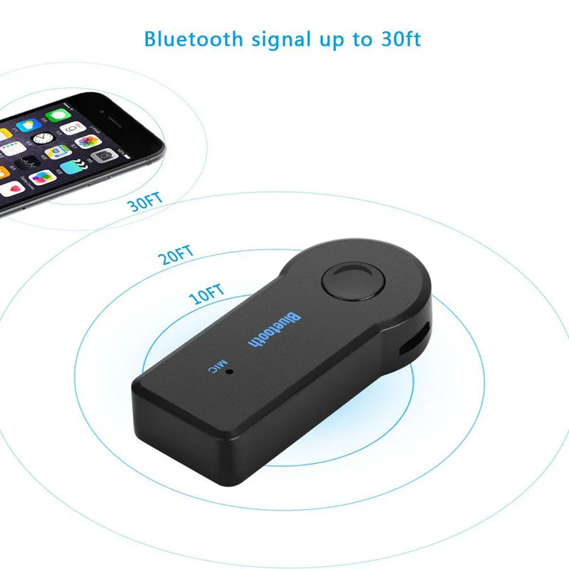 2 in 1 Bluetooth 5.0 Audio Receiver Transmitter 3.5mm AUX Adapter for Car Music Handsfree Headphone