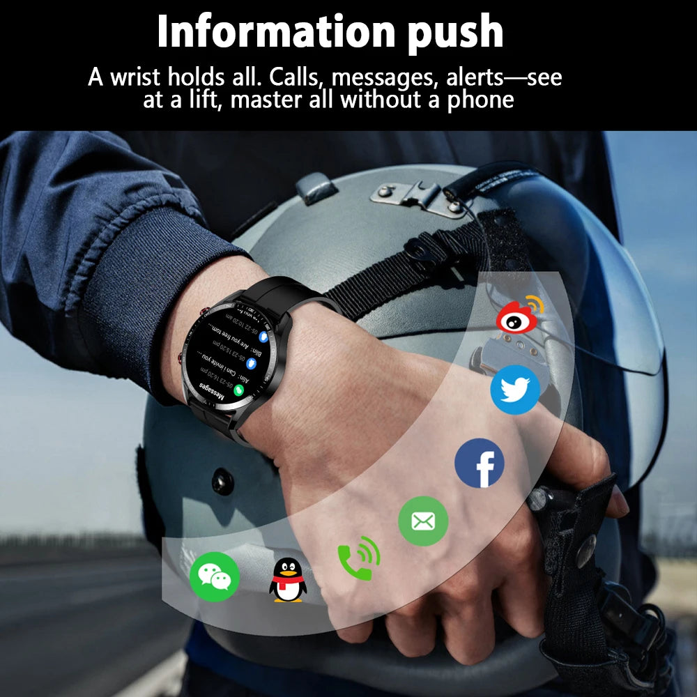 Smart Watch,Business,  1.53 inch Full Screen, Touch, Multi Sport Mode, ECG+PGG Sport ,Waterproof ,Bluetooth Call, Smartwatches