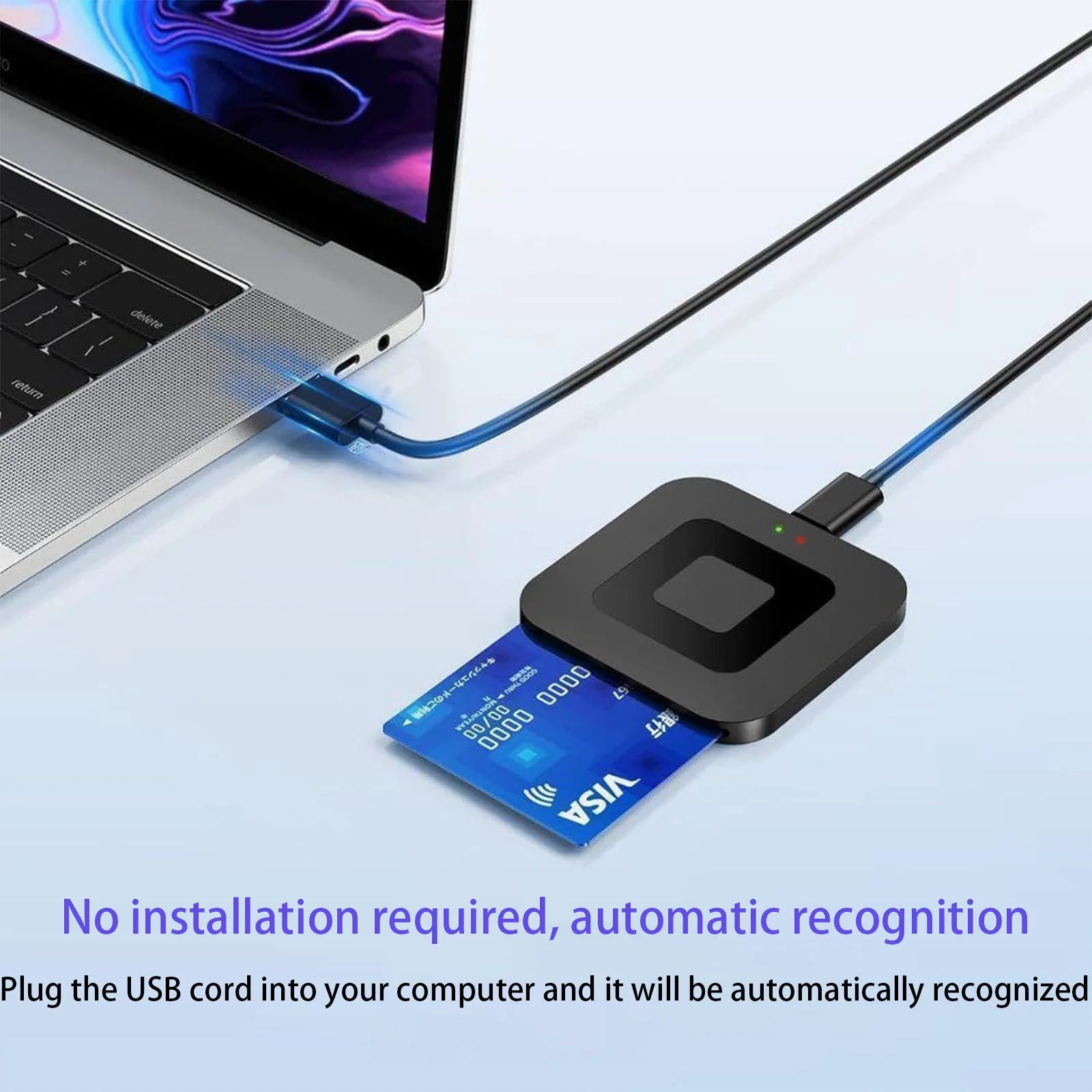 X05 Square Smart Card Reader USB 2.0 ATMC AC DNI IC Bank Card Tax Reporting - E-commerce SEO Optimized Title