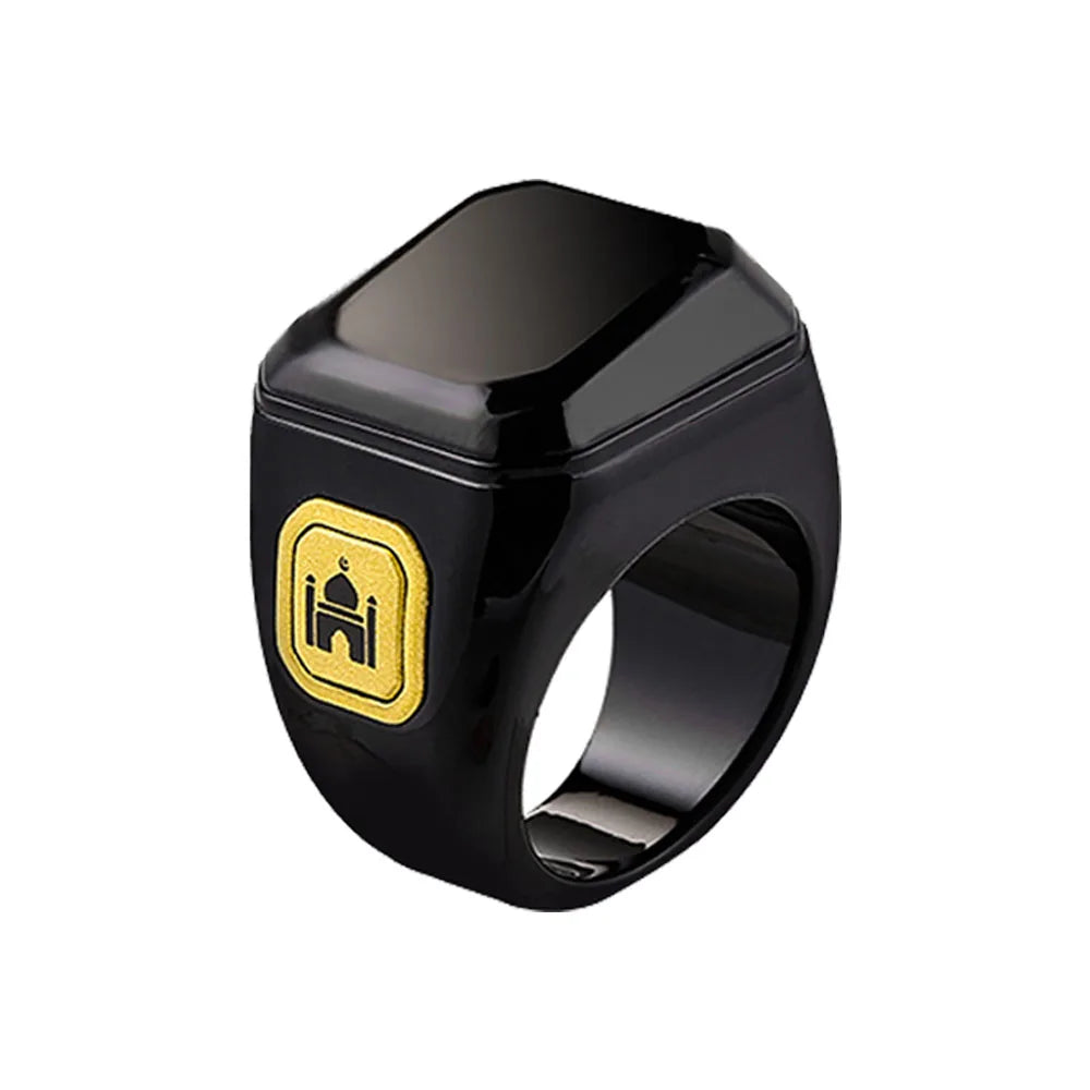 Tally Counter for Muslims Ring Digital Prayer Time Vibration Reminder Waterproof