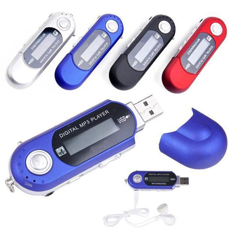 2 in 1 Mini MP3 Player Support  LCD Music Player 32G TF Card USB 2 0 Small Flash Drive Lightweight LCD Music Player