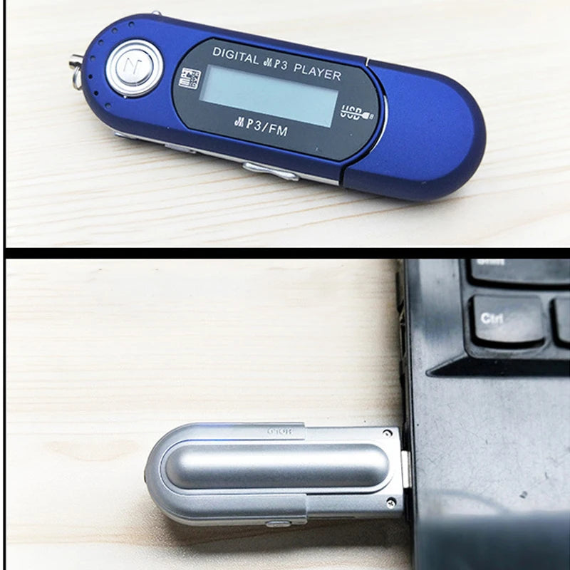 2 in 1 Mini MP3 Player Support  LCD Music Player 32G TF Card USB 2 0 Small Flash Drive Lightweight LCD Music Player