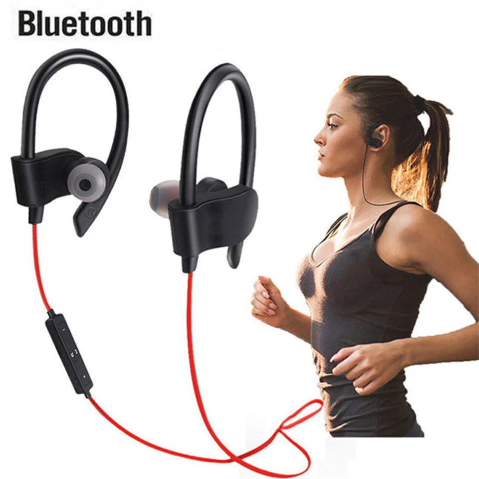 Hook Headsets, Wireless Bluetooth Headphones, Stereo, Hook Headset, Music Sport Earphone, Gaming,Workout, Fitness,  Handsfree Earphone for All Smart Phones