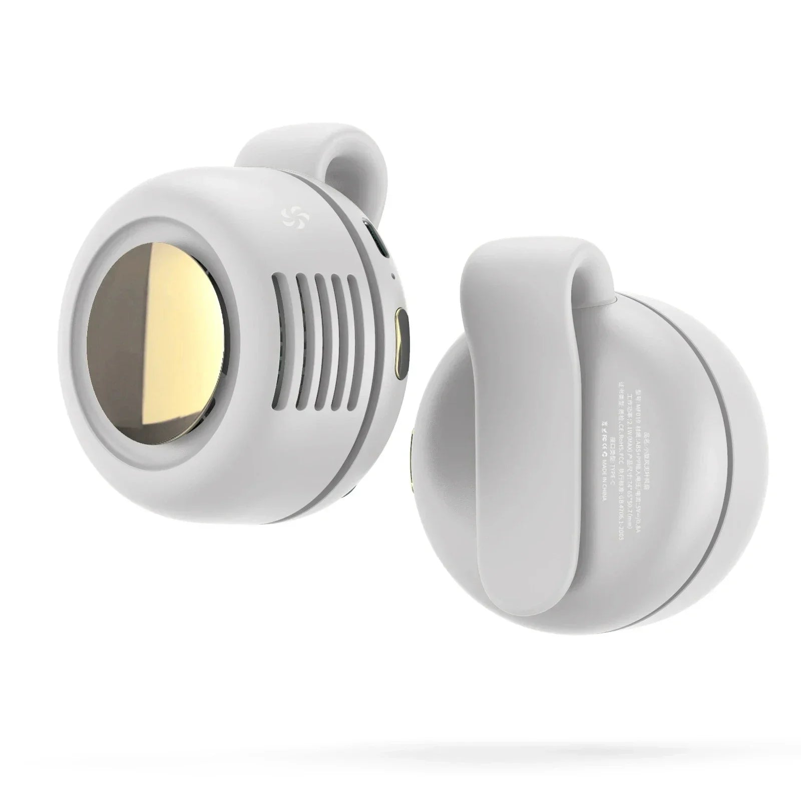 Whirlwind Leafless Fan with Portable Button Design USB Charging Silent Portable Mini Fan