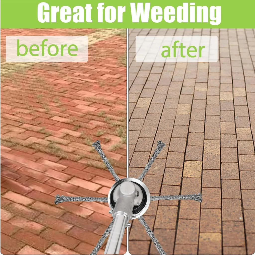 Steel Grass Trimmer, Head Cutter, Lithium Battery, Wire Weed Blade, Garden Grass Trimmer Head, Lawn Mover, Power  Accessories Tool