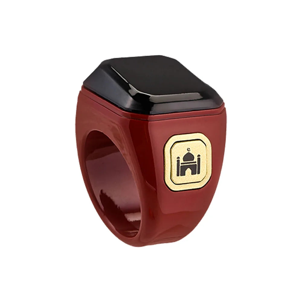 Tally Counter for Muslims Ring Digital Prayer Time Vibration Reminder Waterproof