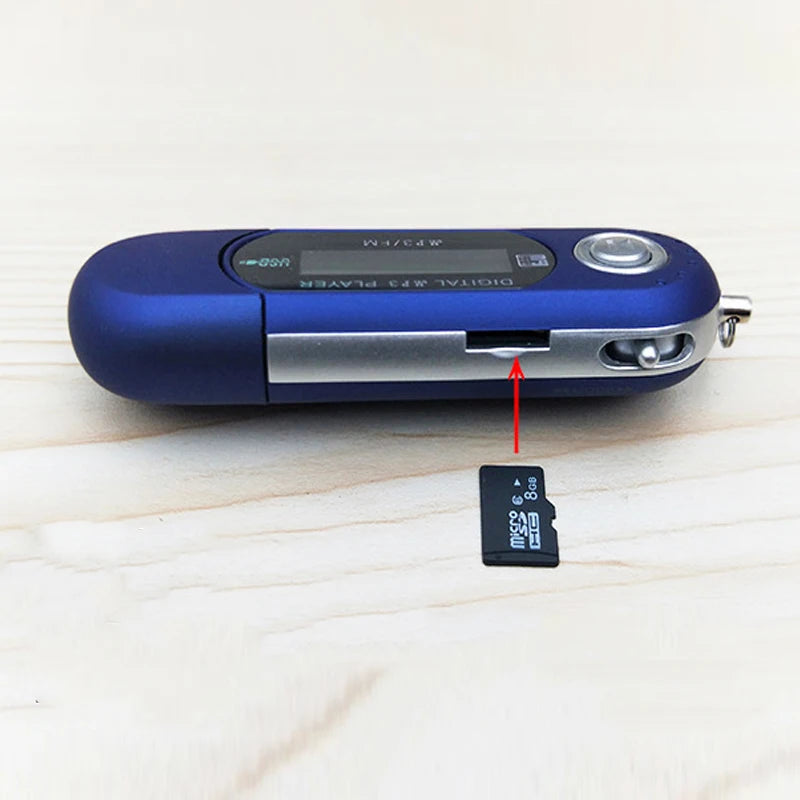 2 in 1 Mini MP3 Player Support  LCD Music Player 32G TF Card USB 2 0 Small Flash Drive Lightweight LCD Music Player