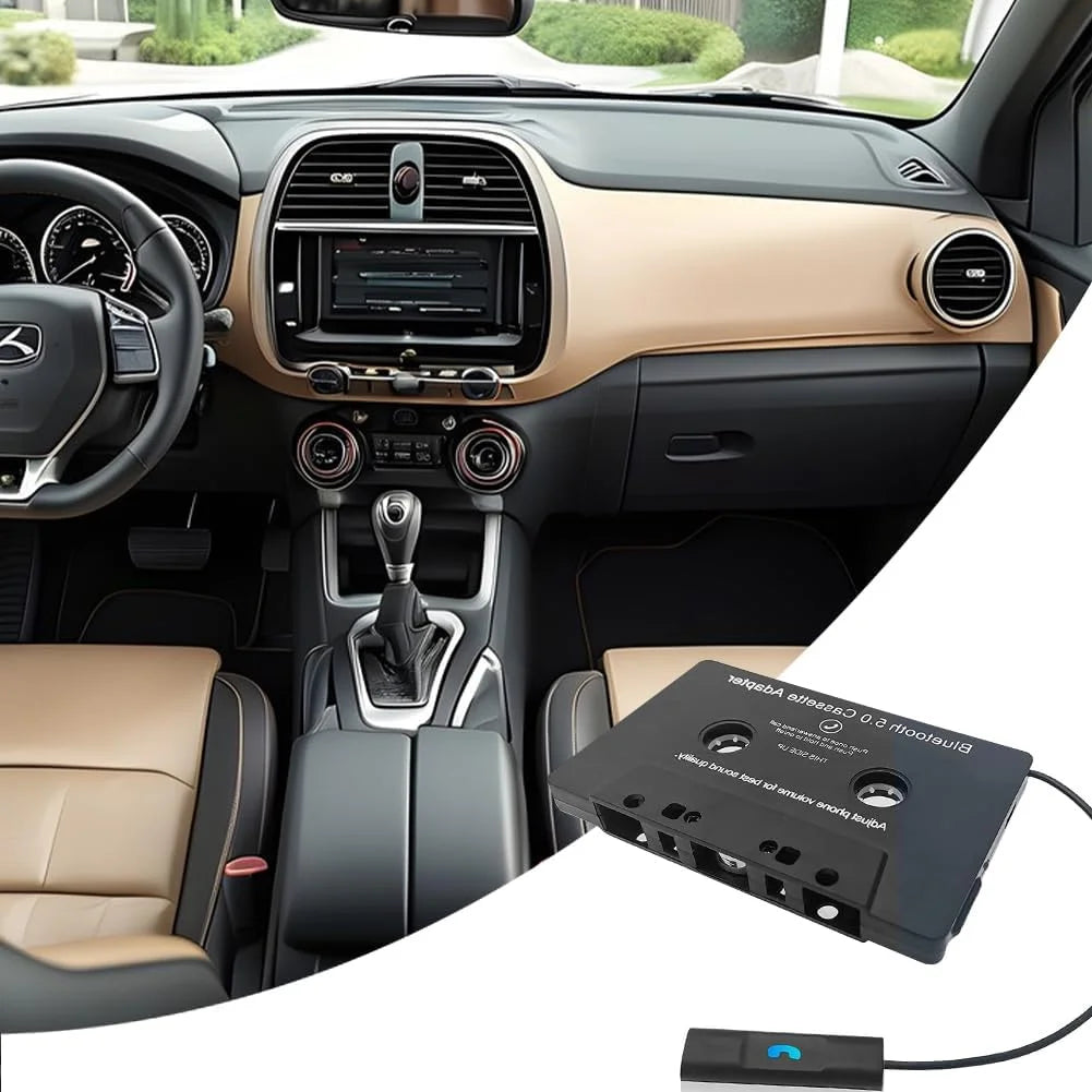 Bluetooth Car Audio Stereo Cassette Vehicle Bluetooth Tape Cassette Player Car MP3 Handsfree Phonebook