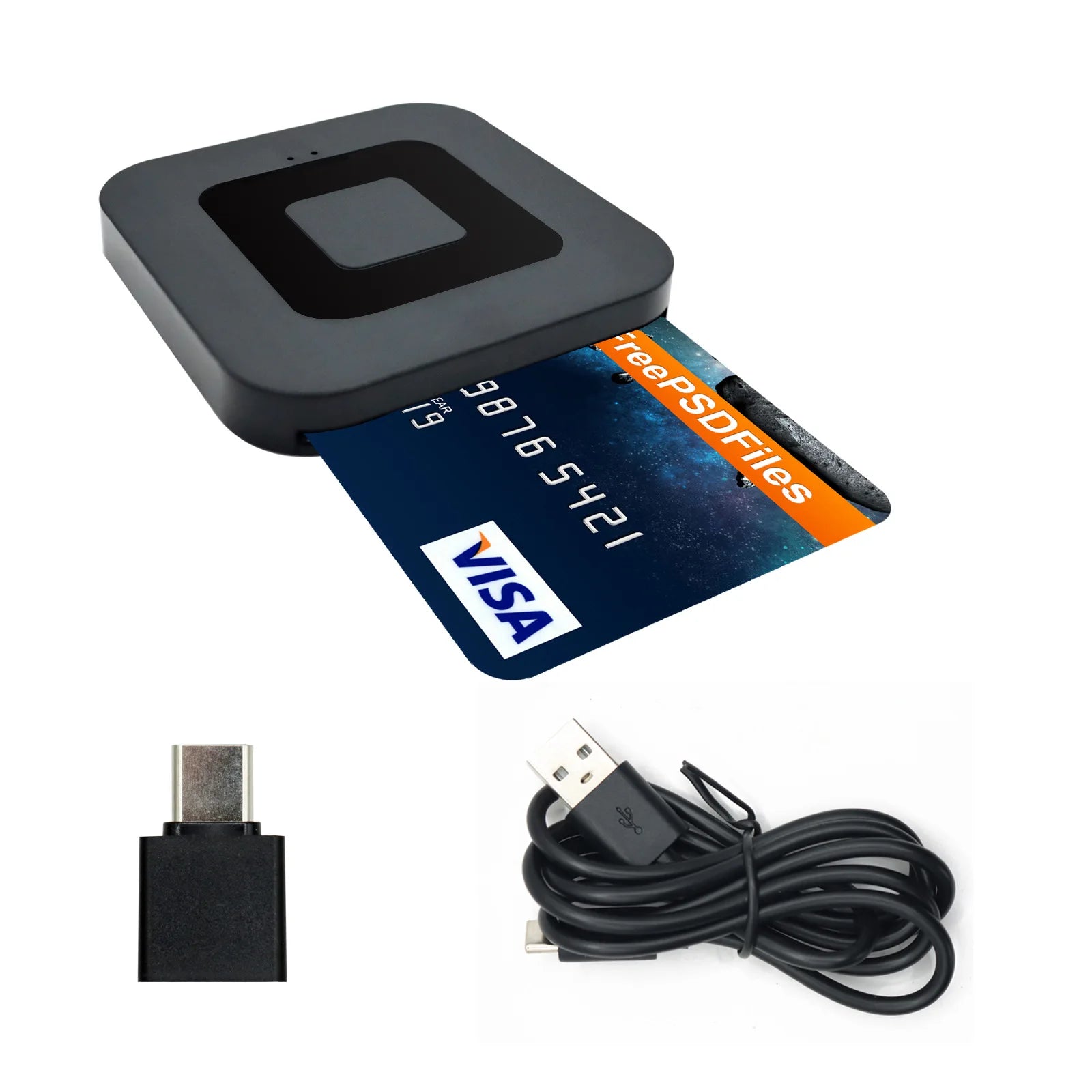 X05 Square Smart Card Reader USB 2.0 ATMC AC DNI IC Bank Card Tax Reporting - E-commerce SEO Optimized Title