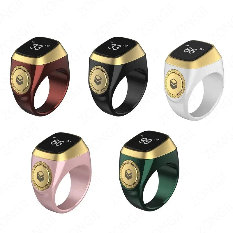 2025  Smart Zikr Ring Praise Tasbih Tally Electronic Digital Counte