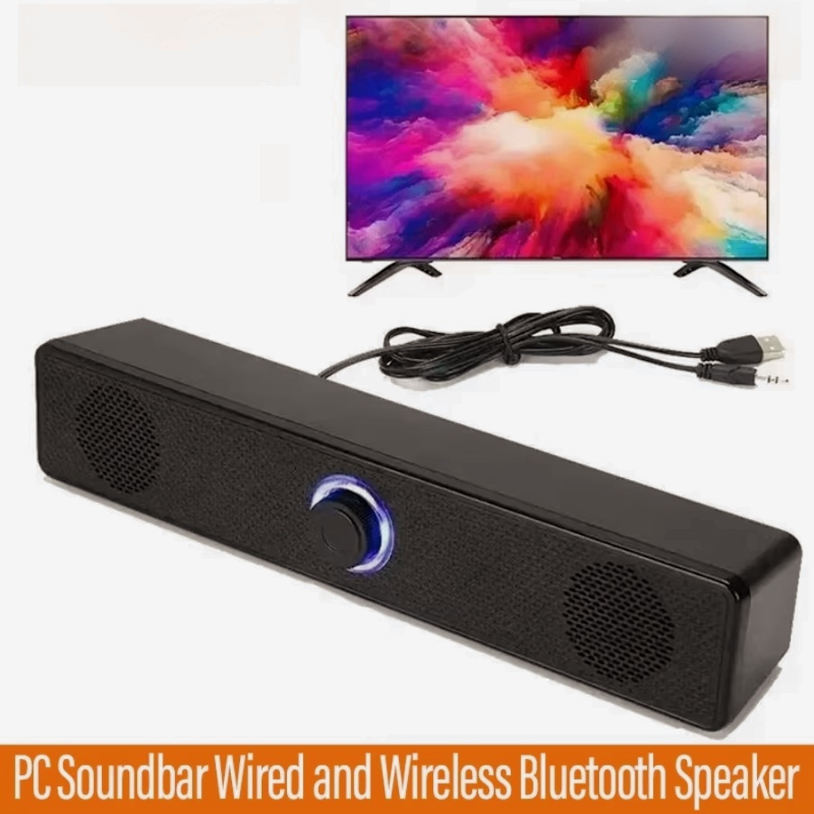 Computer High-quality 4D Surround Speaker Bluetooth Wired Dual-purpose High-volume Microphone Two-in-one Speaker